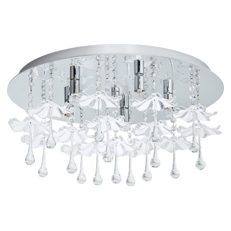 Plafonnier encastré 6,34 po 10 lumières Heredia, H 10,13 po x l 19,69 x P 19,69 po