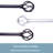 Lowri Steel Adjustable Single Curtain Rod-229605500-229605501