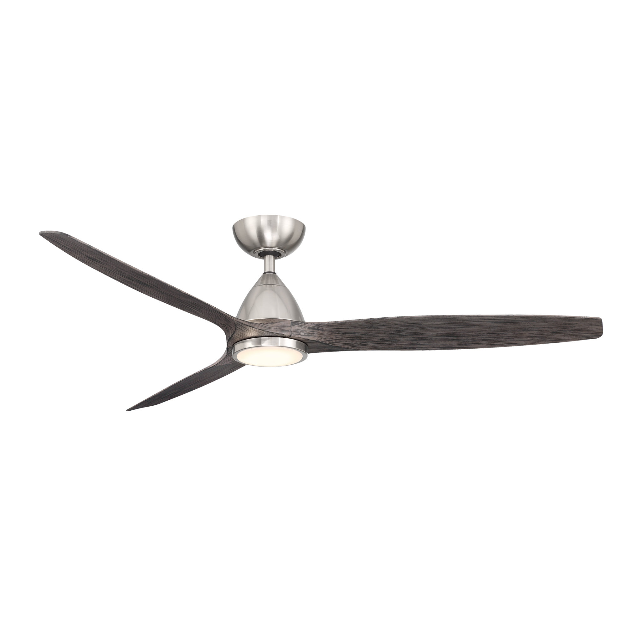 Skylark 3 - Blade Indoor/Outdoor Smart Ceiling Fan with Adjustable CCT 2700K-3000K-4000K-5000K LED Light Kit and Remote Control Included, Works With Alexa and iOS or Android App