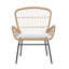 Outdoor Frisch All Weather Wicker 2 - Person Seating Group with Cushions