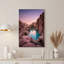 Art mural sur toile, "Desert Canyon Pool"-133463116