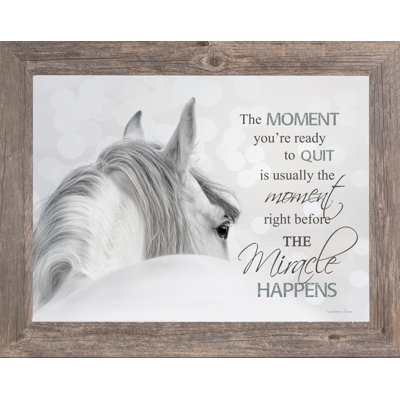" The Moment White Horse "