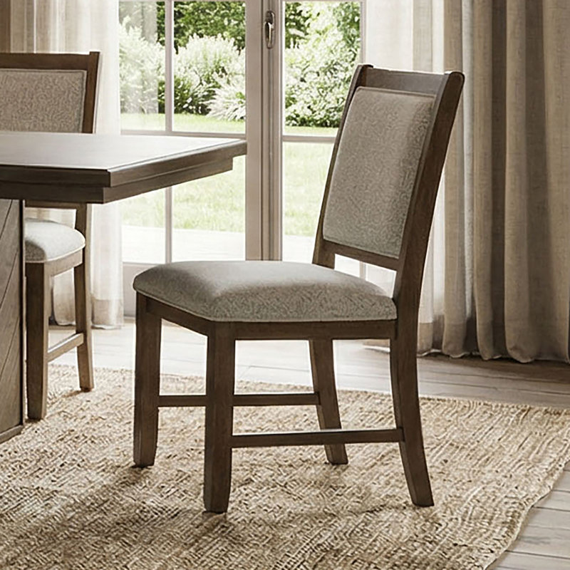 Chaise d'appoint Chandler (ensemble-2), Noyer foncé