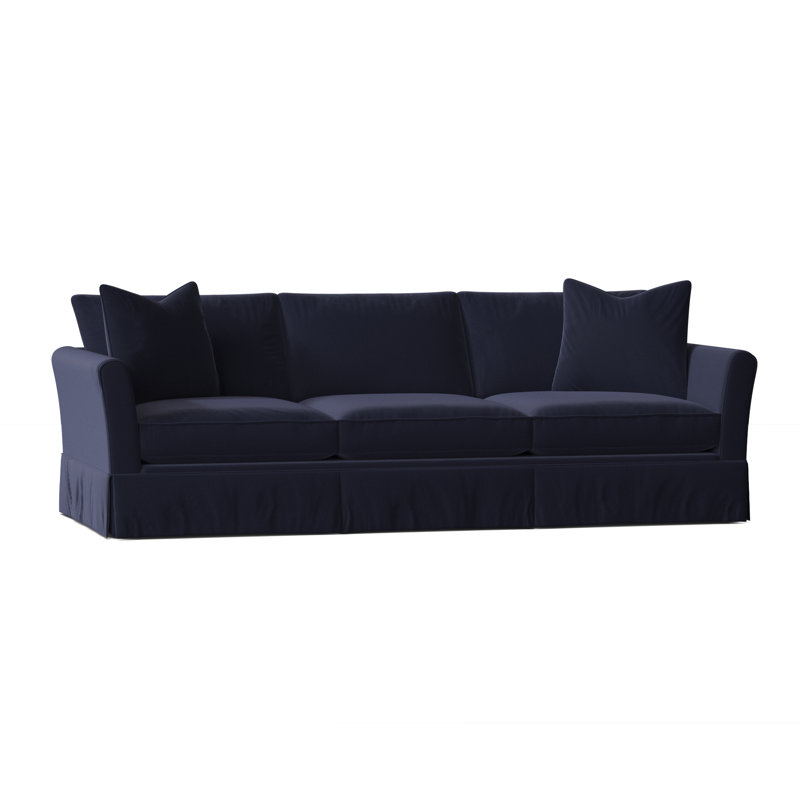 Canapé rembourré 83 po Shelby, Toile bleu marine Sunbrella®