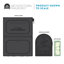 Boîte aux lettres verrouillable classique Oasis bronze graphite-813132709