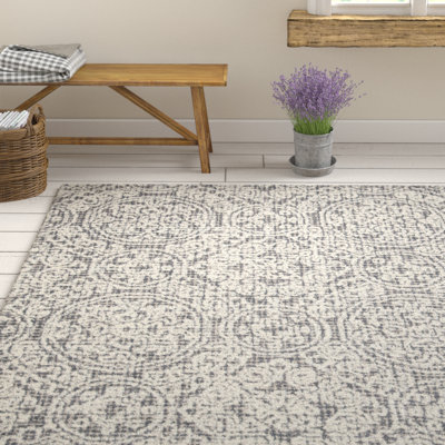 Sulema Hand Tufted Wool Ikat Rug