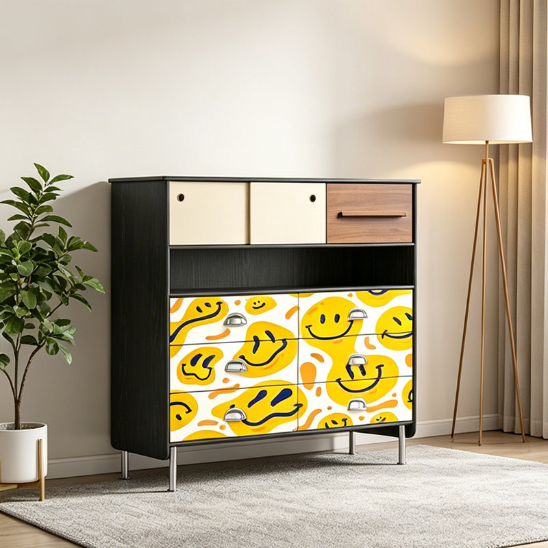 Modern Minimalist Style Accent Cabinet