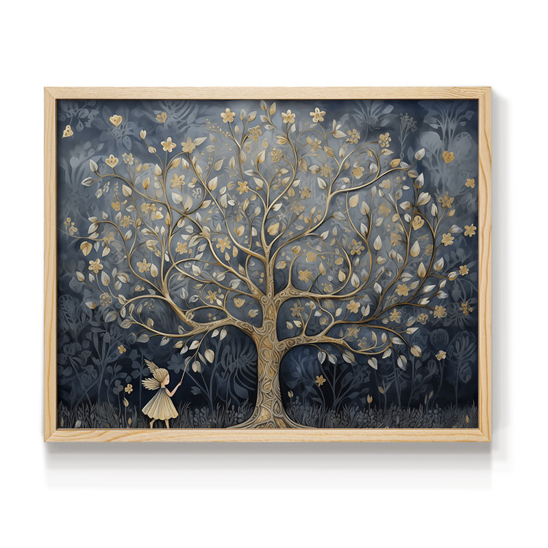 Landscape Series-CXXX -Framed Print - Restickable, H 8 po x l 10 po, Natural