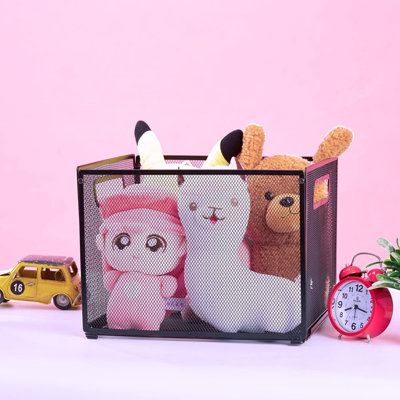Letter-Size Hanging Folder Organizer,Metal Mesh Hanging File Folder Box