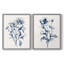 «Indigo Wild Roses I», reproduction encadrée de qualité supérieure - prête à être accrochée - aucun clou requis - aucun clou requis-460268826-460268803