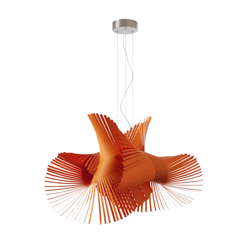 Minimikado 1 - Light Pendant, E26, Orange