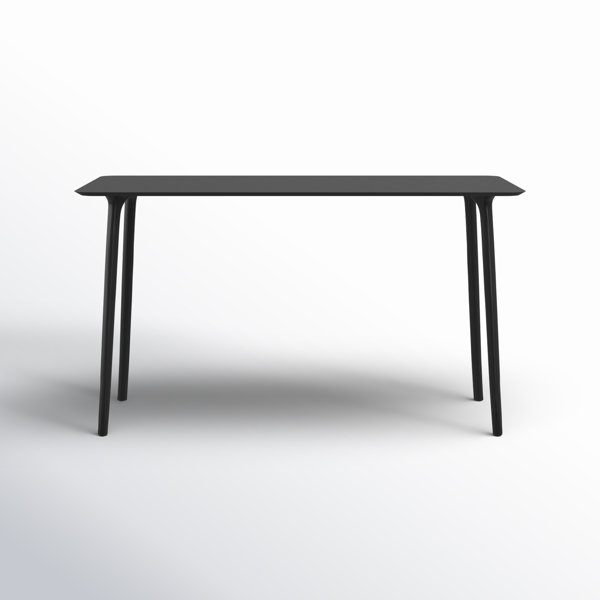 AllModern Burt Rectangular Synthetic Laminate Outdoor Dining Table ...