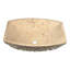 Lavabo de salle de bain vasque carré en pierre de marbre Moon Moon