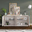 Alston 68" Wide Rectangular Fluted Buffet Table-821148539