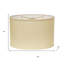 Abat-jour ovale en lin beige-122872971