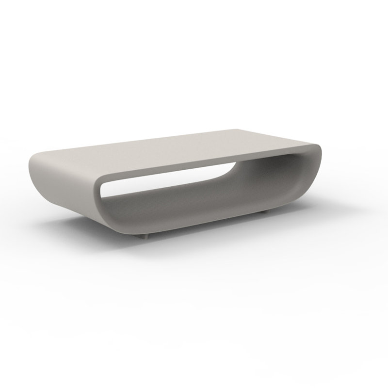 Bum Bum Plastic Coffee Table, Taupe