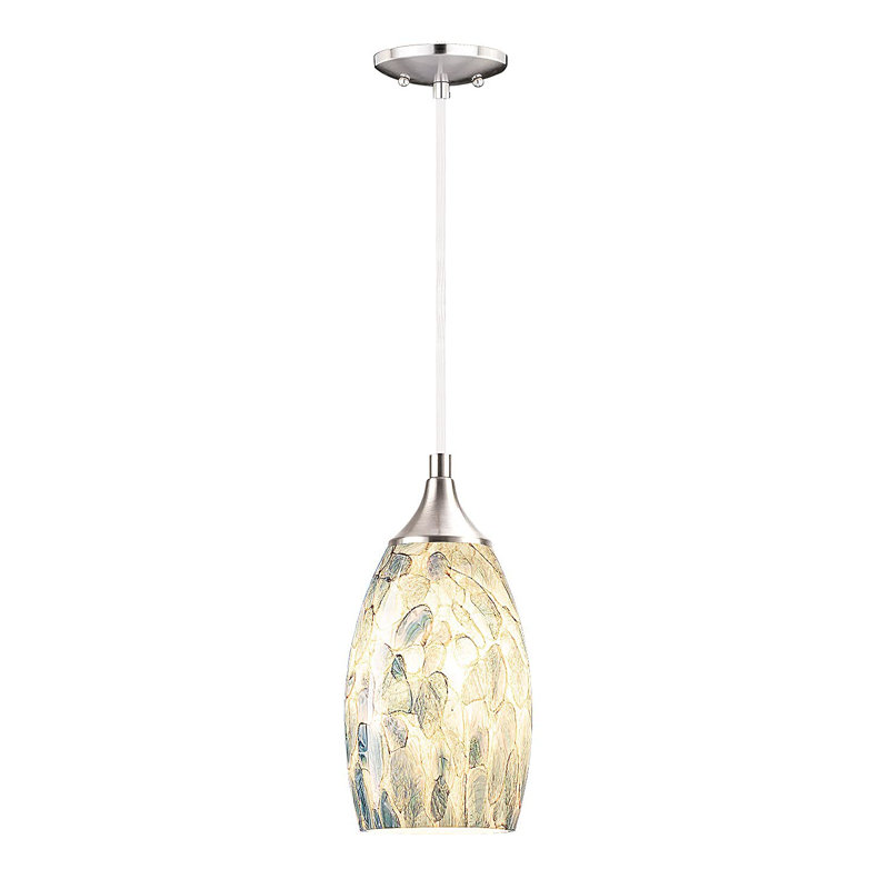 Luminaire suspendu simple bleu foncé 1 lumière Kainan