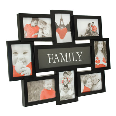 Black Beveled Picture Frame