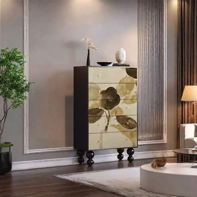 Grande armoire de rangement en bois de pin