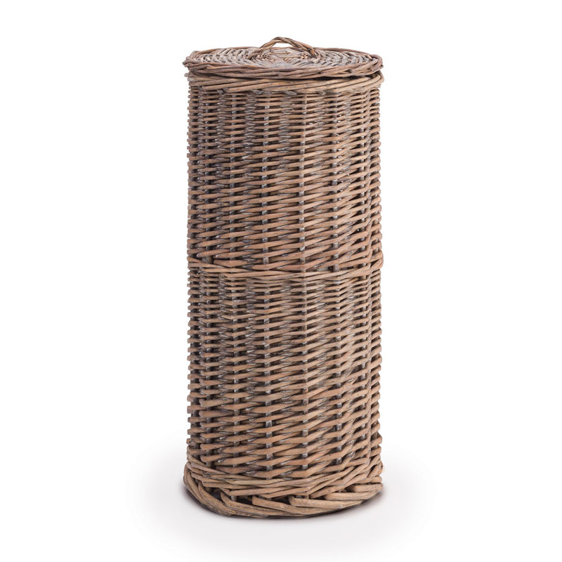 Free Standing Toilet Paper Holder, Antique Wash Natural