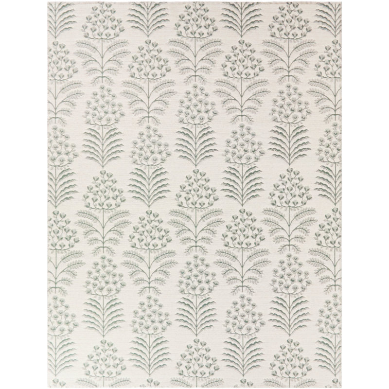 Tapis transitionnel bleu Cypress, 5 pi 3 po x 7 pi