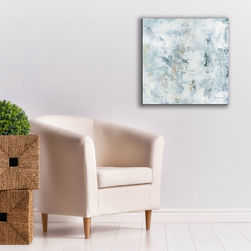«Pale Gray 4» par Haley Knighten, art mural sur toile
