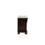 Table de chevet pour vestibule en bois brun foncé 29 po x 18 po x 30 po H