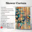 Rideau de douche Ornamented Tree - Premium-1343849430
