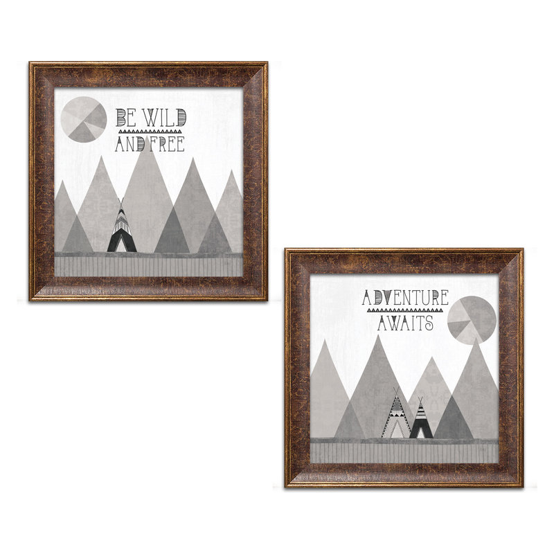 2 - Piece, Wrapped Canvas, 12" H x 12" W x 0.75" D