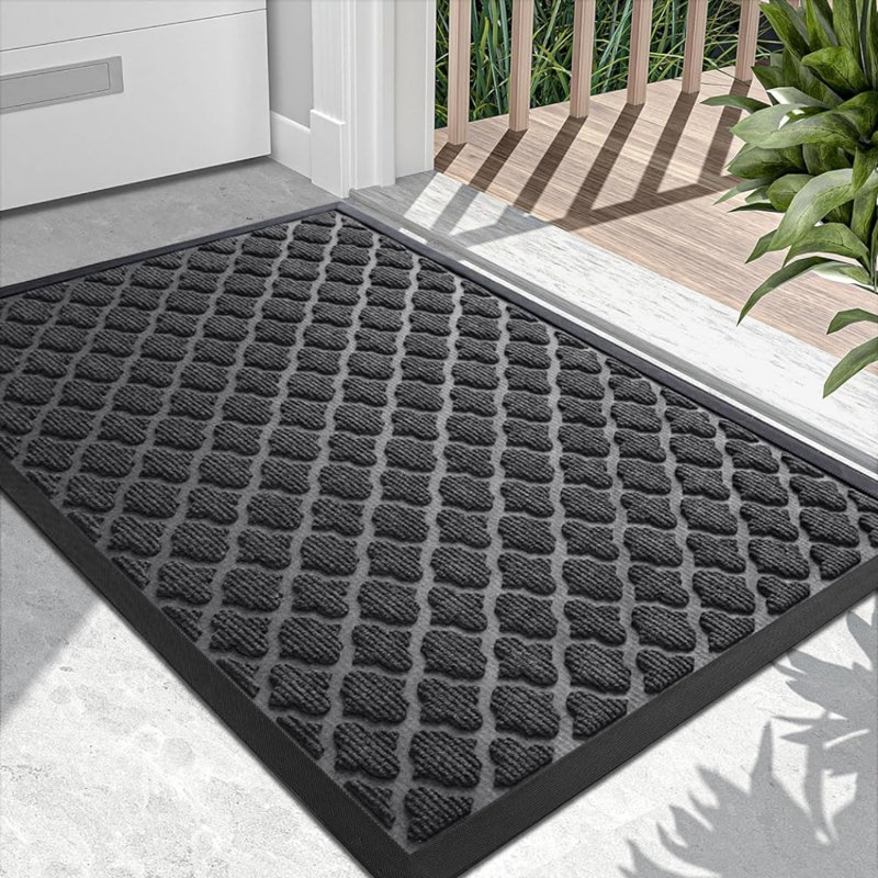 Paillasson Verdeen, L 35,5 po x L 59 po, Gris foncé