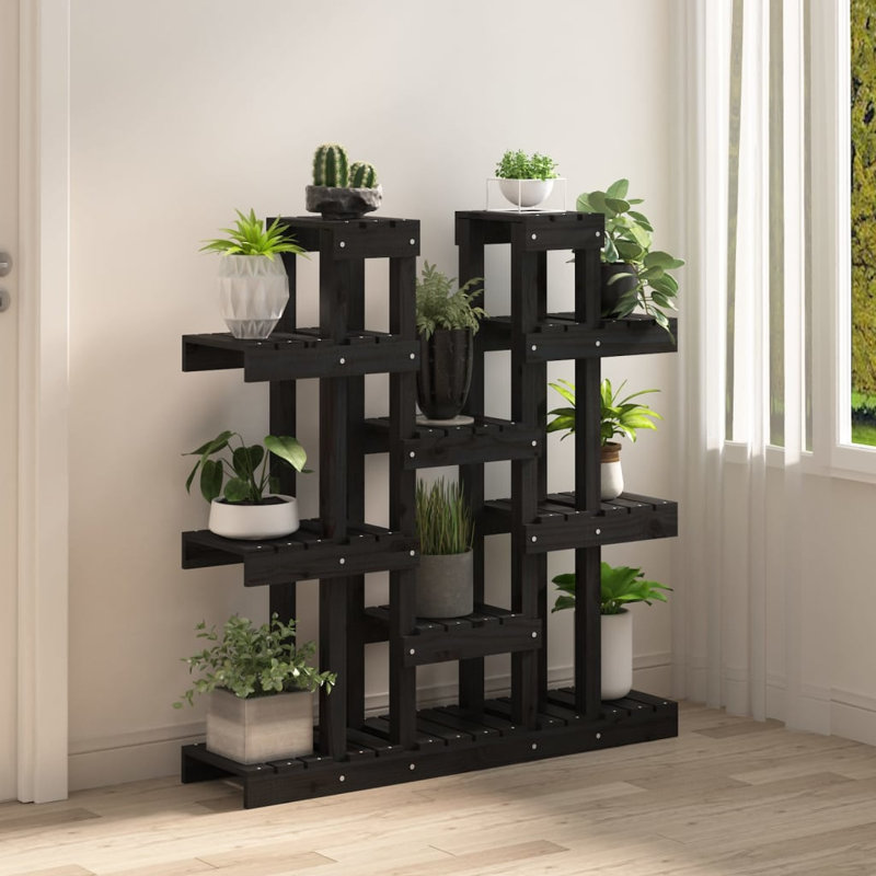 Rucks Plant Stand, black, 104.5 x 25 x 109.5 cm