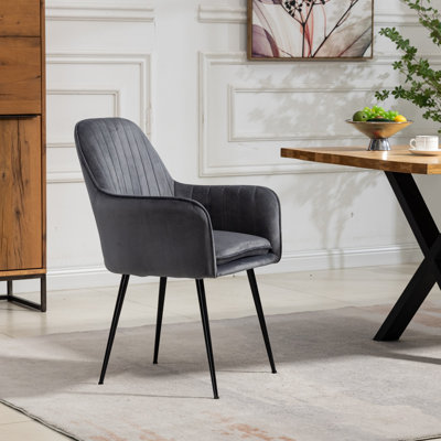 Anoek 47cm H Velvet Upholstered Dining Chair