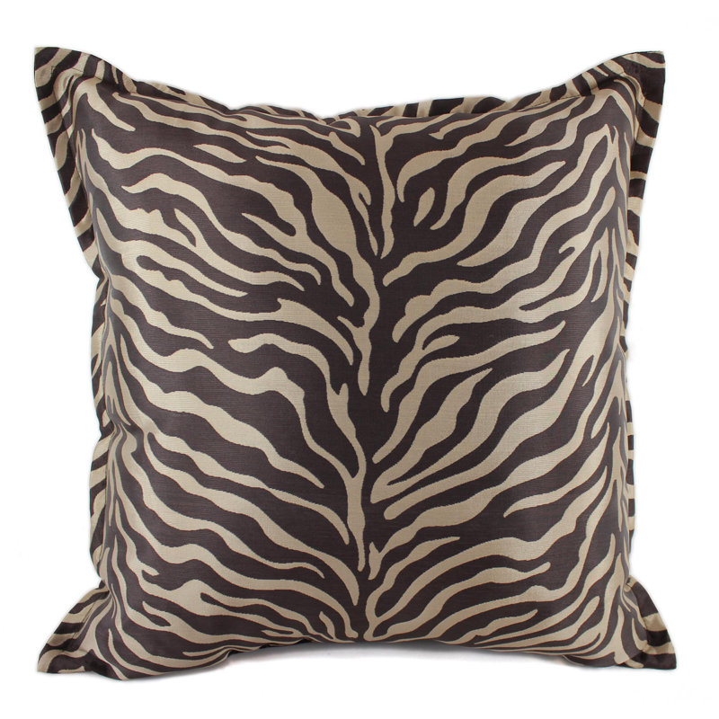 True Safari Throw Pillow, Brown