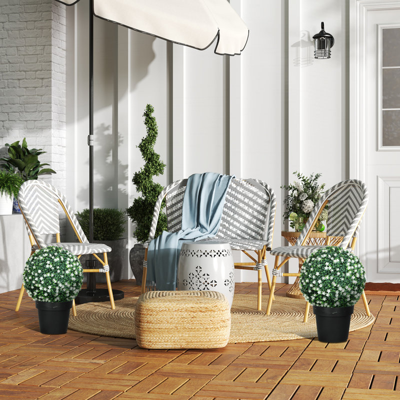 40cm Plant, White