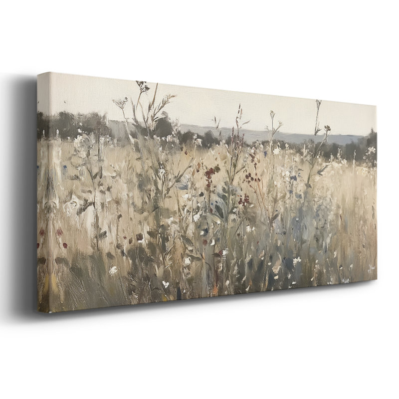 Série paysage - Cxxix - Toile tendue avec châssis - Prêt à accrocher, H 16 po x l 40 po
