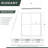 60" X 72" Double Sliding Doors with Double-handle towel rack and 1/4" Tempered Glass, Chrome-120019270
