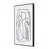 Black Floater Framed