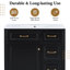Meuble-lavabo de 36 pouces avec lavabo et rangement multifonctionnel-1045148479