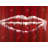 White Beauty Braided Polyester Placemat - Graffiti Mouth Design