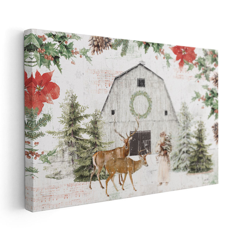 «Wooded Holiday I», reproduction d'art sur toile