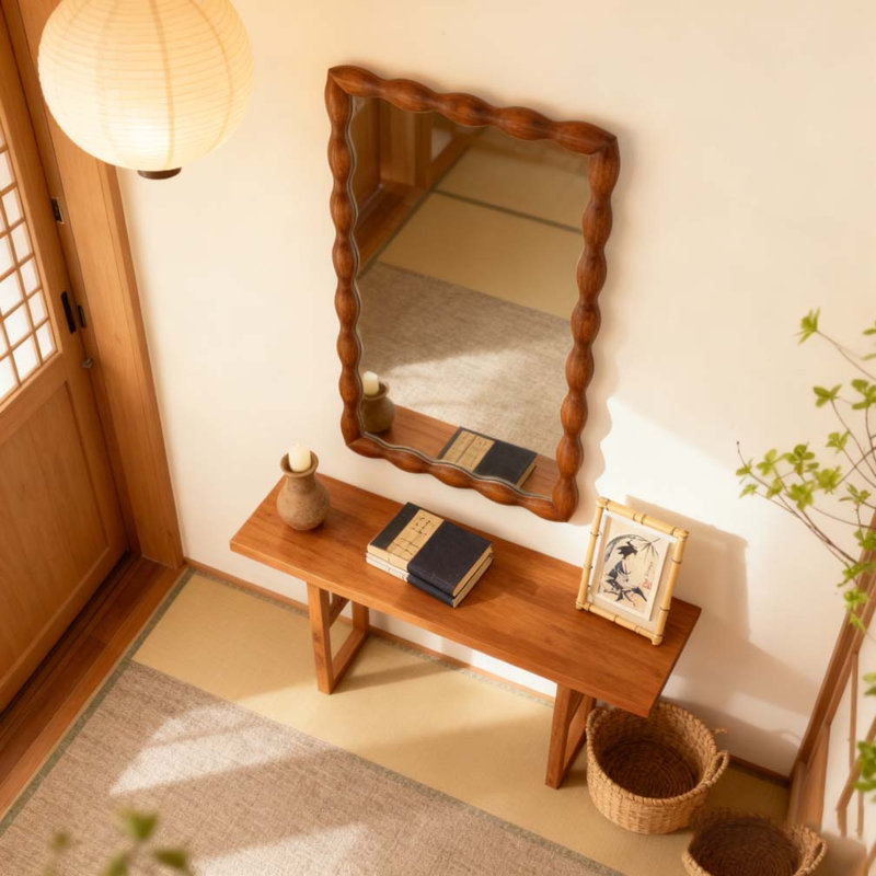 Miroir 36,02 po Mid-Century