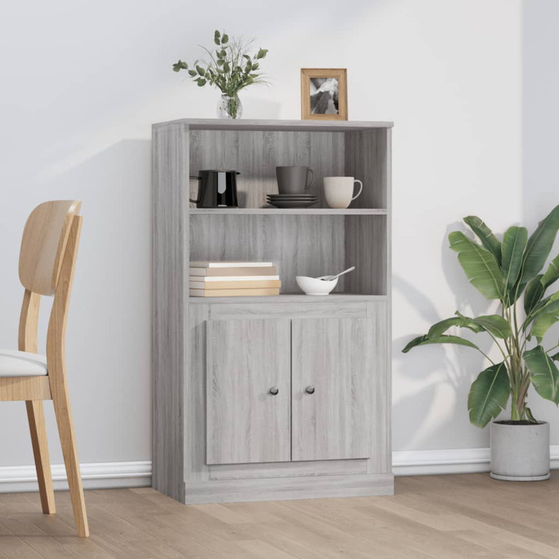 Andersonburg 60 Cm Wide Highboard, Grey Sonoma