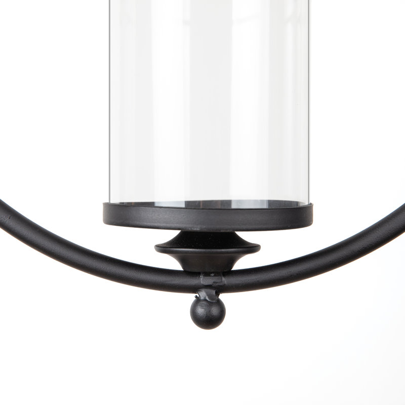 Iron Wall Sconce, 17.6" H x 13.75" W x 4.6" D