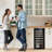 28-Bottle Compressor Wine & Beverage Cooler – Freestanding Wine Cellar with Adjustable Temp Control for Red, White, Champagne, Beer, and Soda