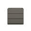 Armoire grise sans lavabo pour le plancher de la salle de bain - 3 tiroirs, élégant et moderne-Cool-Cool, rangement maximum, lisse silencieux, gris ergonomique, 3, élégant, espace de rangement,