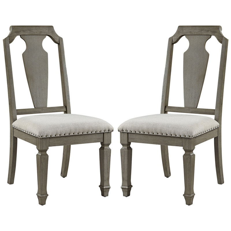 Chaise d'appoint en tissu brun