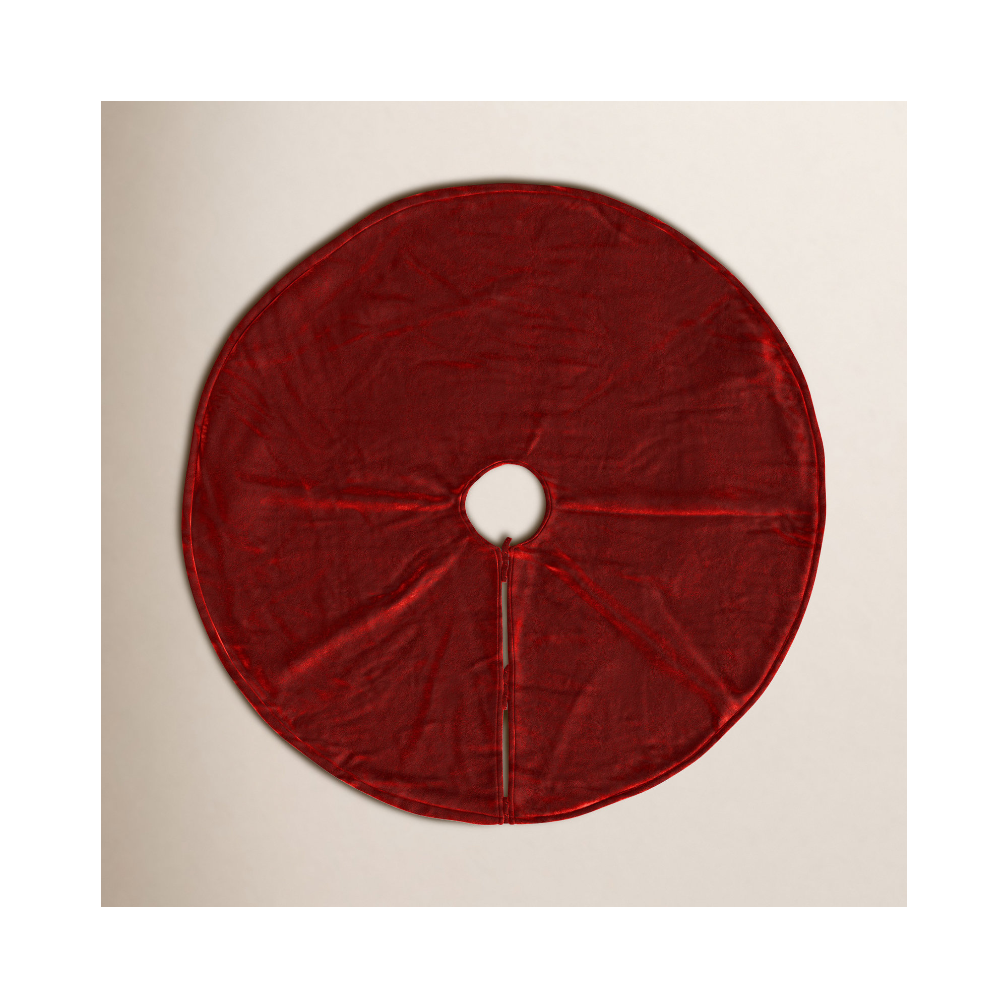 Velvet Tree Skirt, Red