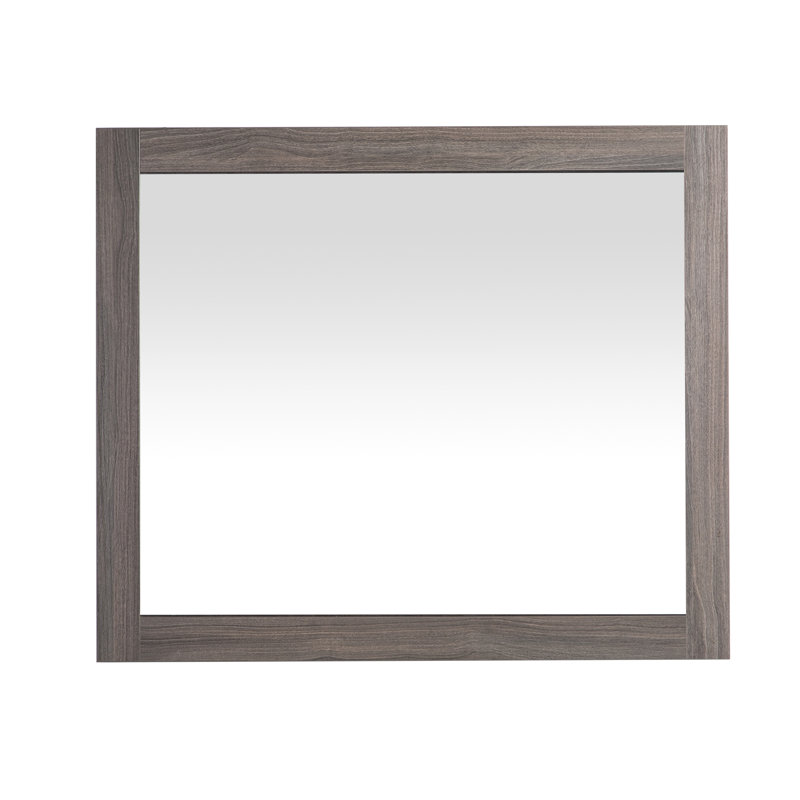 Miroir Hampden, H 28,3 po x l 36 po, Chêne foncé