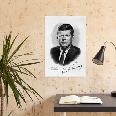 Portrait de la maison blanche des années 1960, John Fitzgerald Kennedy, 35e président américain, rétro