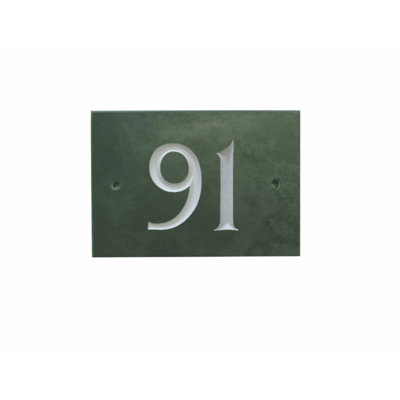 Odacia 10cm H Stone House Number